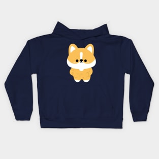 Chonky corgi Kids Hoodie